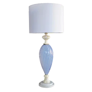 Italian Mid-Century Art Glass Lamp Made for Marbro Lighting, Los Angeles