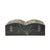 This elegant, rectangular lacquer box is defined by its striking double-arched lid, which creates a sinuous, wave-like...