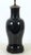 Ceramic Chinese Late Qing Mirror Black Monochrome Porcelain Baluster Vase Mounted as a Table Lamp For Sale - Image 7 of 8