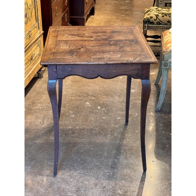 Brown 19th Century French Oak Side Table For Sale - Image 8 of 11