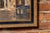Textile Mid 20th Century Rainy Cityscape | Framed Savic Oil Painting For Sale - Image 7 of 8