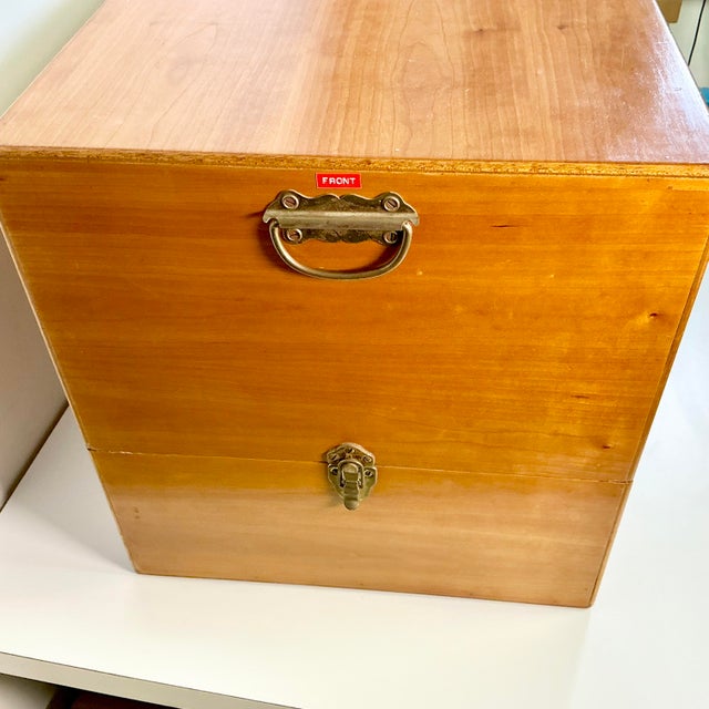 1950s Vintage Nautical Coastal Arts & Crafts Hand Made Boat Model With Case, Propeller Powered For Sale - Image 10 of 18
