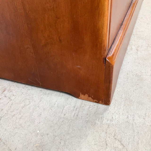 Vintage Four Drawer Chest With Mirror From Cushman For Sale - Image 11 of 12