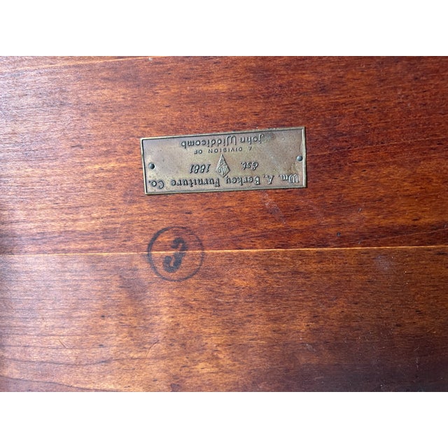 John Widdicomb French Provincial - Style Solid Mahogany End Tables a Pair For Sale In Miami - Image 6 of 12