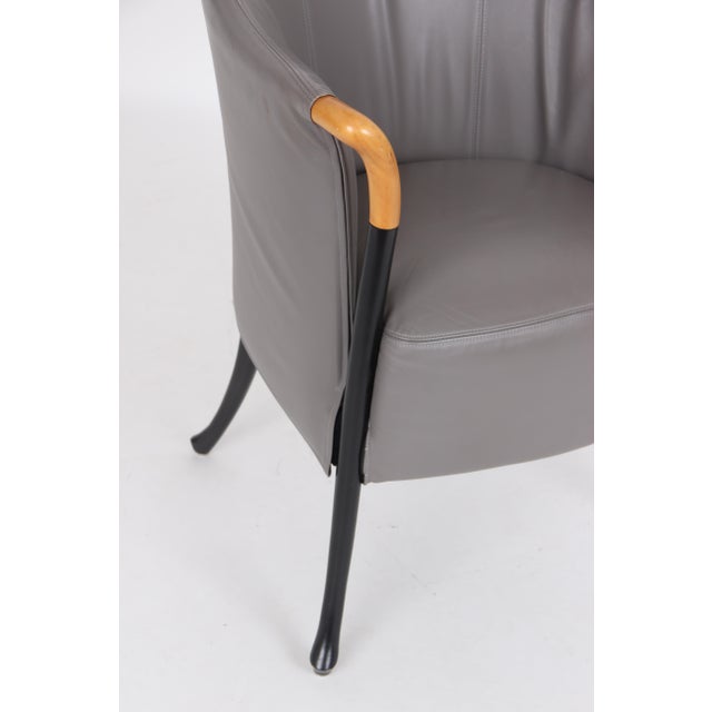Italian Progetti Armchairs by Umberto Asnago for Progetto Arcadia, 1980s, Set of 6 For Sale - Image 13 of 18