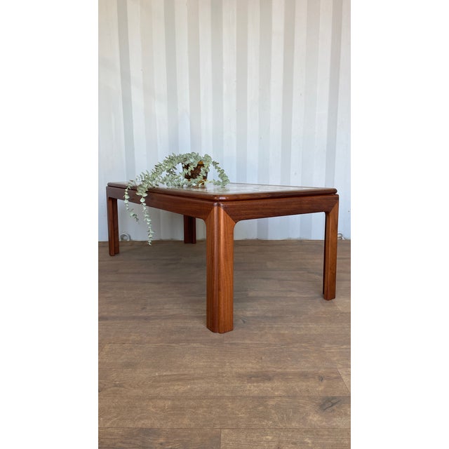 Mid-Century Teak Coffee Table with Ceramic Tile Top from G Plan, 1960s For Sale - Image 10 of 10