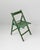 Wood Vintage Green Wooden Folding Chair from Realpina, Italy, 1970s For Sale - Image 7 of 11