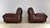 Wood 1970s Post Modern Italian Leather Lounge Chairs – A Pair For Sale - Image 7 of 12