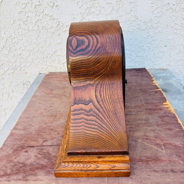 Wood 1890s Gilbert Mantel Clock For Sale - Image 7 of 18