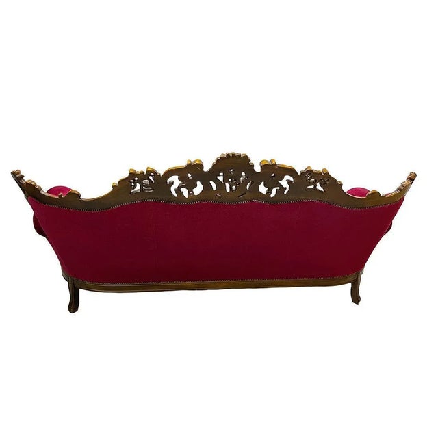 Baroque Italian Baroque 3-Seater Sofa, 1970s For Sale - Image 3 of 8