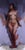 Upon Waking by Calvin Lai | Oil on wood panel Female figure standing against a textured background. For Sale
