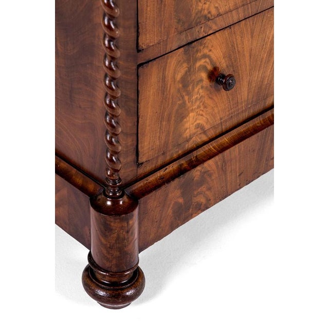 Wood Barley Twist Commode, 19th Century For Sale - Image 7 of 15