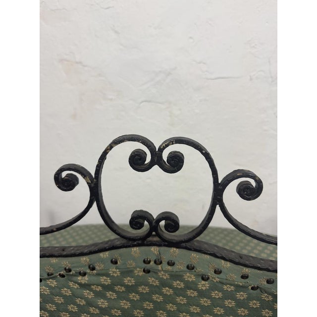 Wrought Iron Sofa attributed to Pierluigi Colli For Sale - Image 18 of 18