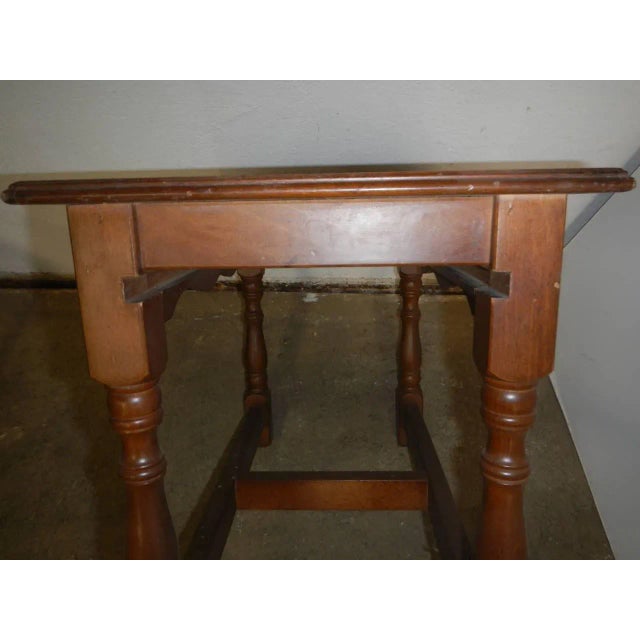 Beech Coffee Table with Stools, Set of 3 For Sale - Image 6 of 9