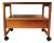 Mid-Century Teak Serving Bar Cart from BR Mobler attributed to Peter Brink, Denmark, 1960s For Sale
