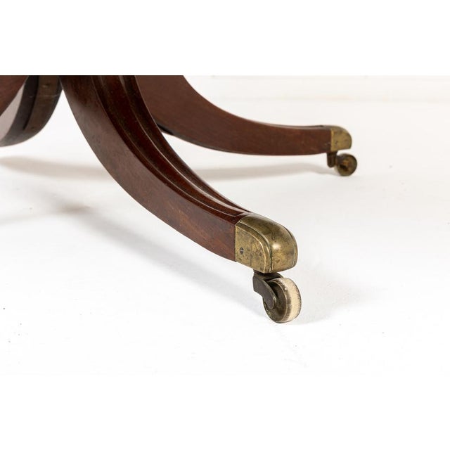 Large English Regency Mahogany Tilt Top Table, 19th Century For Sale - Image 4 of 12