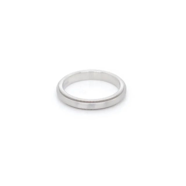 Vintage Tiffany & Co. Platinum Band Ring Size 5.5 For Sale In Philadelphia - Image 6 of 8