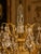 1990 French Louis XVI Gold Bronze Crystal Candelabra Table Lamp For Sale - Image 9 of 16