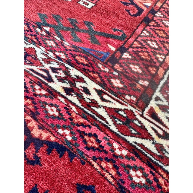Antique Turkmen Yomut Rug, 1890s For Sale - Image 10 of 18