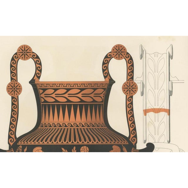 Paper Albert Genick, Greek Amphora, 1883, Chromolithograph For Sale - Image 7 of 9