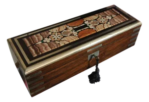 Victorian Pietra Dura Grand Tour Campaign Collectors Box, 1800s