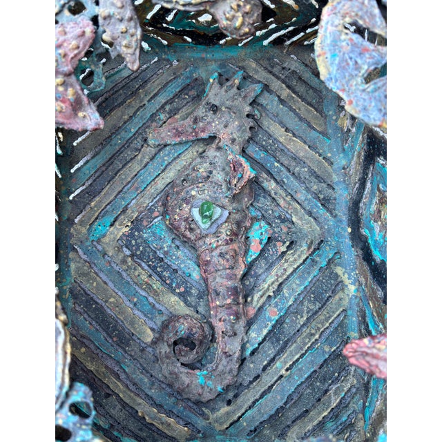 Trudi Gilliam Torch Welded Nautical Theme Basket For Sale - Image 4 of 11