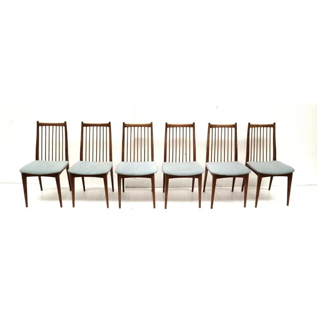 Dining Chairs, 1960s, Set of 6, in Good conditions. Designed 1960 to 1969