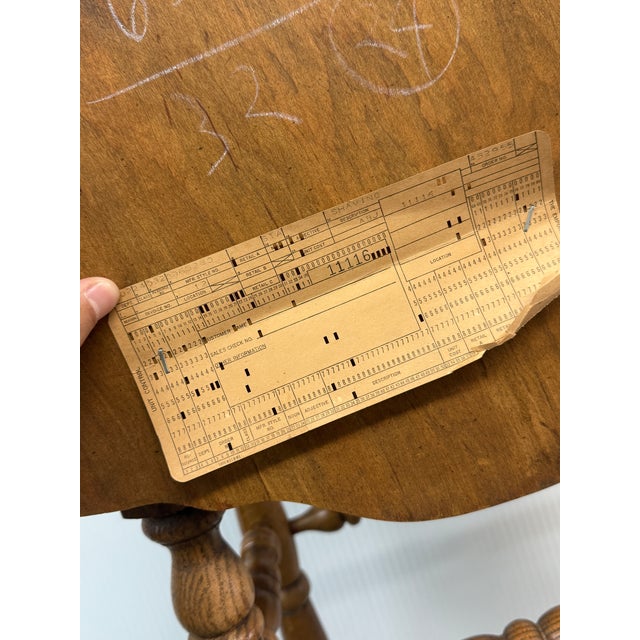 Pulaski Furniture Vintage Oak Shaving Stand For Sale - Image 11 of 12