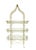 Vintage French Country Yellow Palm Beach Regency Pagoda Wire Bakers Rack Plant Stand For Sale - Image 10 of 13
