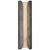 Anne-Marie Barton for Visual Comfort Signature Armise 18" Sconce in Mottled Pewter with Alabaster For Sale