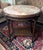 Early 20th Century Neoclassical Italian Walnut Side Table With Marble Top and Vienna Straw Shelf For Sale - Image 17 of 18