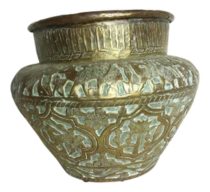 18th Century Antique English Brass Pot