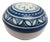 Deruta Orvieto Italian Blue & White Maiolica Pottery Small Lidded Trinket Dish For Sale