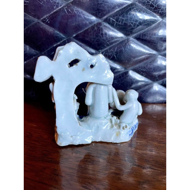 19th Century Japanese Porcelain Monkey Family For Sale - Image 12 of 12