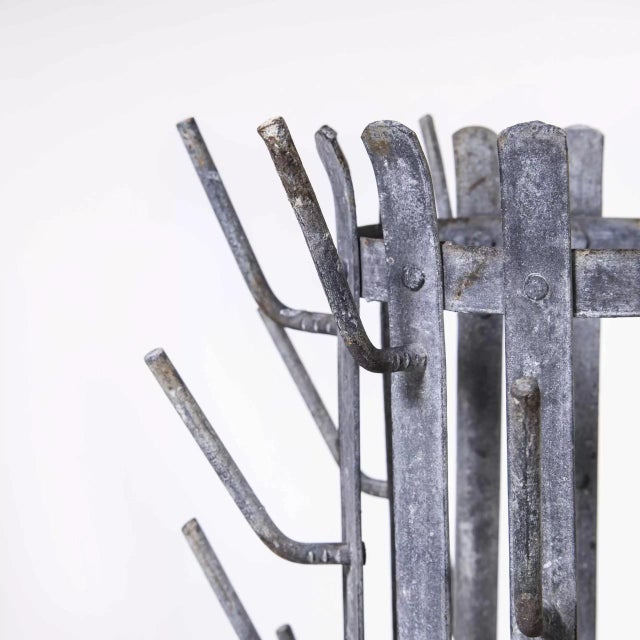 Metal French Model 1400 Bottle Drying Rack, France, 1940s For Sale - Image 7 of 9