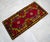 1970s Hand Made Turkish Mat Rug Small Rug Kitchen Mat Organic Wool - 1'8" X 3'4" For Sale - Image 4 of 10