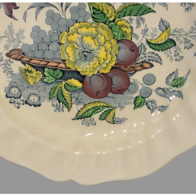 Royal Doulton Antique Royal Doulton Painted "The Kirkwood" Serving Platter For Sale - Image 4 of 10