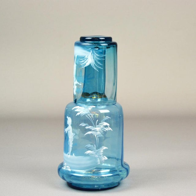 Victorian Decanter with Glass, Set of 2 For Sale - Image 6 of 12