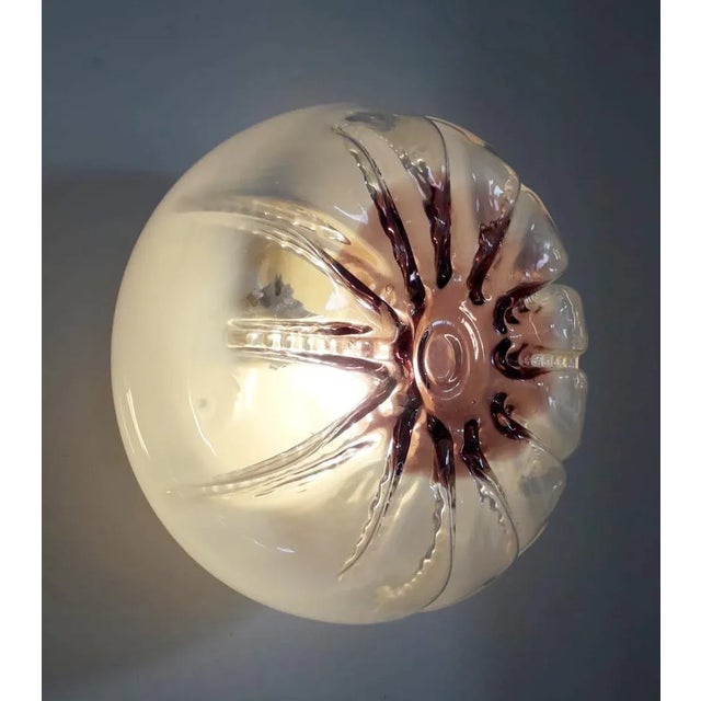 Mid 20th Century Amethyst Murano Sconce For Sale - Image 6 of 9
