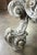 Wood Monumental Painted Rococo Style Coffee Table W/ Marble Top For Sale - Image 7 of 15
