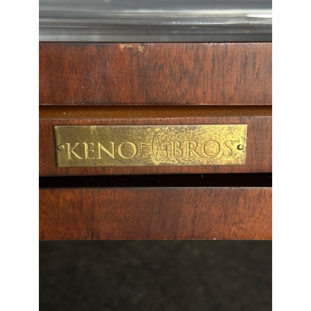 Gold 1990s Keno Brothers Theodore Alexander Peekaboo Folding Screen For Sale - Image 8 of 12