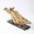 Art Deco Stylized Stallion Sculpture in Brass on Black Portoro Marble Base For Sale - Image 10 of 12
