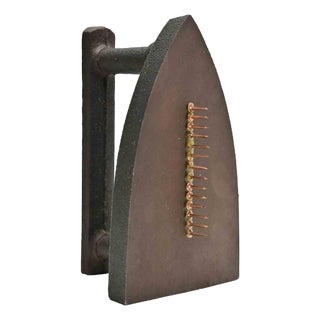 Man Ray, Cadeau Sculpture, 1974, Copper For Sale