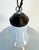 Blue Industrial Light Blue Enamel Factory Pendant Lamp, 1960s For Sale - Image 8 of 18