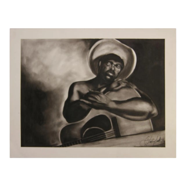 Stanley Clark Untitled Naturalistic Portrait of a Musician For Sale