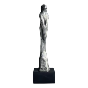 Late 20th Century Gorham Co. Founders Silvered Bronze Sculpture