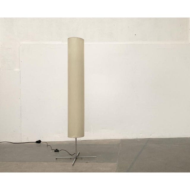 Beige Mid-Century Minimalist Floor Lamp, 1960s For Sale - Image 8 of 18