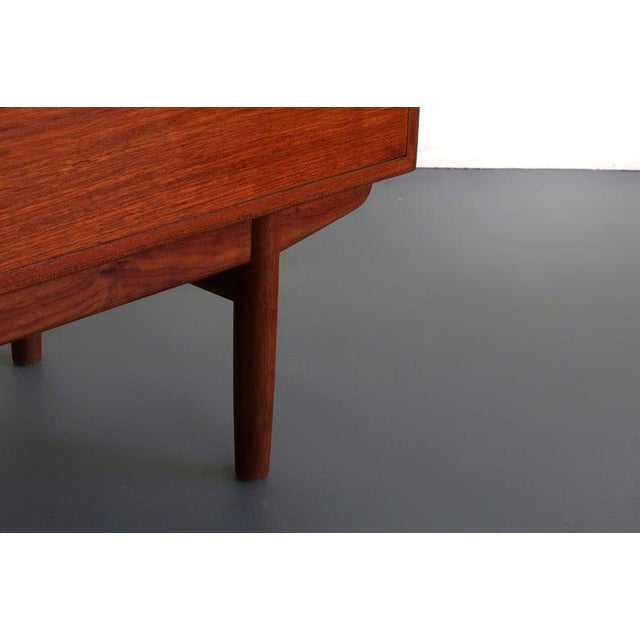 Wood Borge Mogensen for Søborg Møbelfabrik Teak and Oak Chest Vanity / Short Dresser, Denmark For Sale - Image 7 of 10