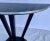 Art Deco 1980s Postmodern Black Lacquer Art Deco Demi-Lune Console Table For Sale - Image 3 of 13