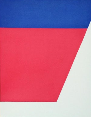"Duet" Contemporary Minimalist Geometric Oil Painting by Shyun Song